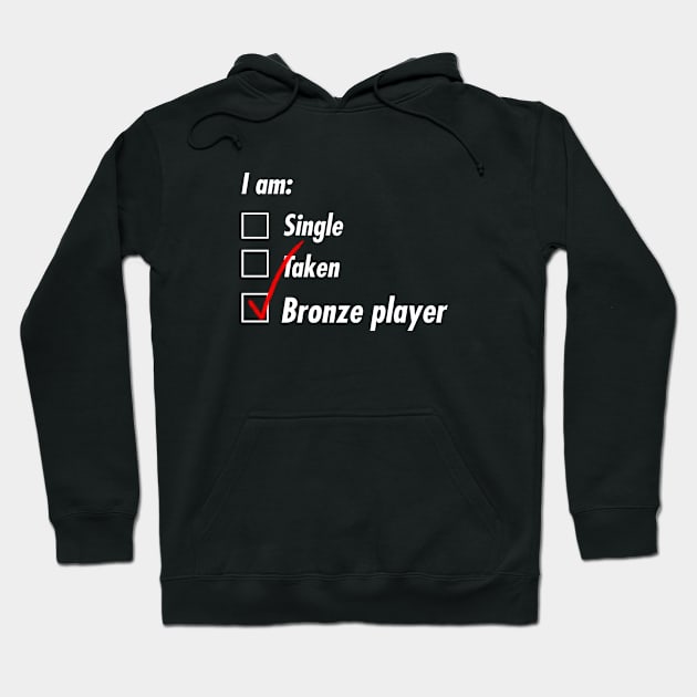 Single Taken Bronze player Hoodie by TeEmporium